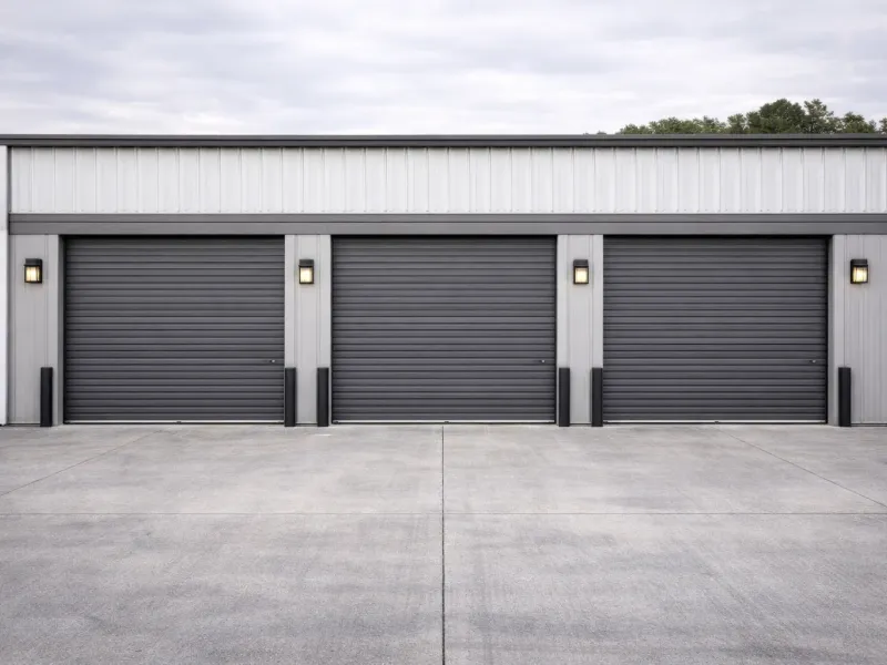 Storage unit garage doors in Chattanooga
